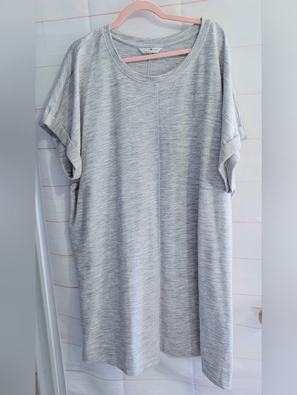 Active Zone  Heather Gray Short Sleeve Athletic Dress W/ Pockets 😀 Size 3X